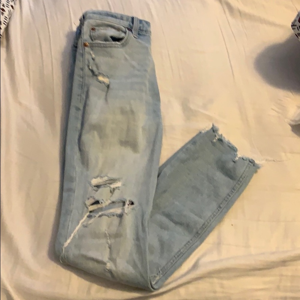 Abercrombie and Fitch high rise jean